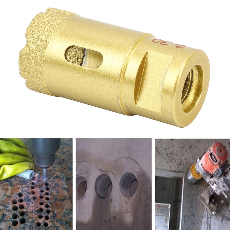 Diamond Hole Saw Drill Bit Brazing Opener Drilling Marble Concrete