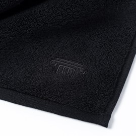 LAODI Premium Hand Towels Mixed House Set, Dark Black, Black, 100% Cotton, Thick Quality with 570 g/m2, Made in Portugal