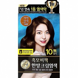 Lien Black Hair Bichoke Dyeing Cream Natural Brown Hair Color Brown Dye Hair Change Pigment Care Color Cash on Delivery or Payment upon Order / 리엔 흑모비책 염색크림 자연 갈색 헤어 컬러 브라운 염색 제 모발 변화 색소 케어 색상 착불 또는 주문시 결제