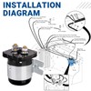 CartClan 48 Volt 4 Terminal Solenoid, Suitable for 48V Club