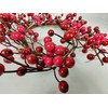 Berry Wreath Diameter 35 cm Red Artificial Berries Door Wreath