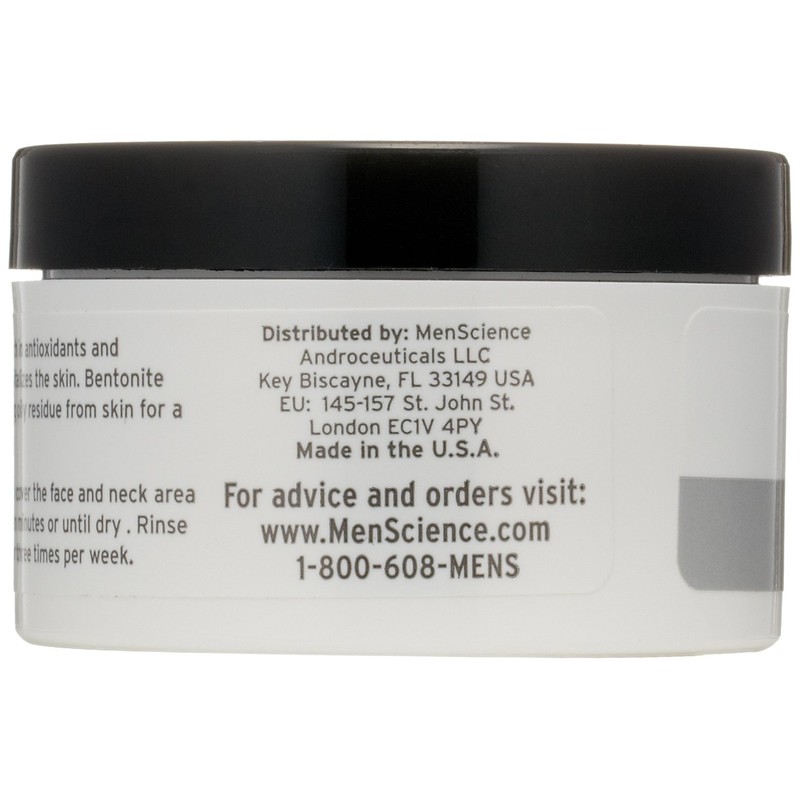 MenScience Androceuticals Facial Cleansing Mask, 3 oz