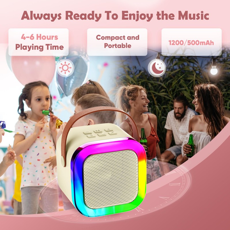 Aplsinvivi Portable Microphones 1 Microphone Beige