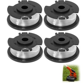 Pack of 4 thread spools, grass trimmer, thread replacement spools, grass trimmer, accessories for Bosch cordless grass trimmer, diameter 1.6 mm, 4.9 m length, for cordless grass trimmer EasyGrassCut