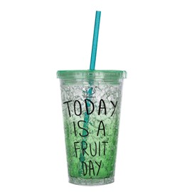 Dakoufish 9 Inch 12 Piece Reusable Acrylic Straws Glitter Sparkle Drinking Straw Plus One Cleaning Brush (9inch Teal)