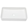Rectangular Vessel Sink - Fulorni 24"x14" Bathroom Vessel Sink Large