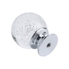 IEIK 10 PCS Crystal Cabinet Knobs Round Glass Bubbles Knobs