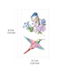 Everjoy Flower Bird Tattoo Stickers Hand Painted Watercolor Tattoo Stickers