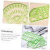 KICHOUSE 11pcs Flexible Ruler Circle Stencils for Drawing Geometric Stencils