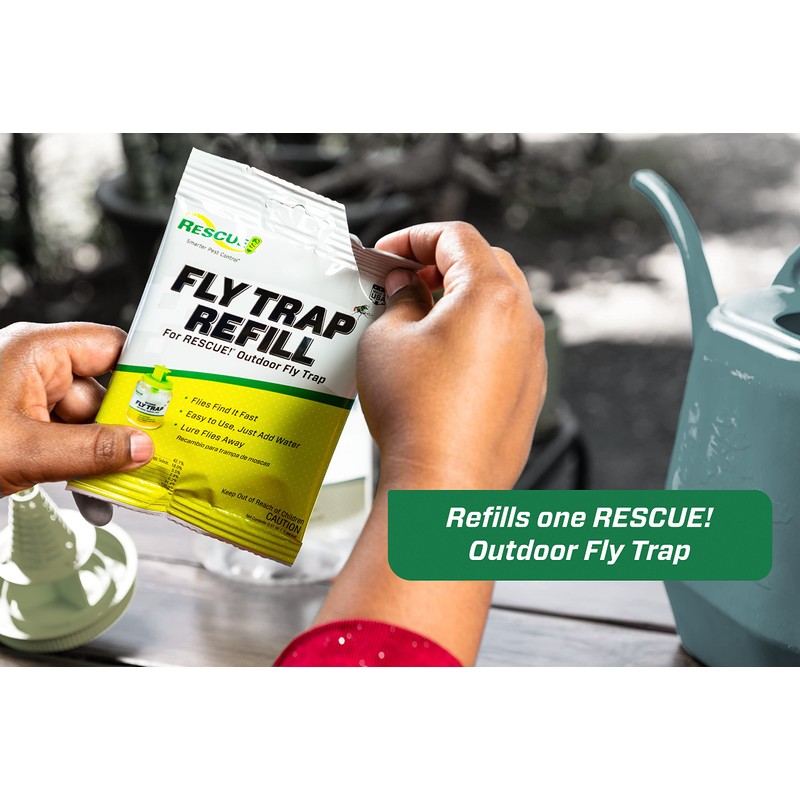 RESCUE! Reusable Fly Trap Bait Refill – Outdoor Use