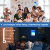 Loud Flash Doorbell with 7 Colors of Bright Light and