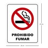 Genérico Monsterprint Señalamiento Letrero Prohibido Fumar, 20x25 cm. Impresión HD