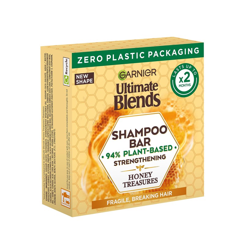 Garnier Strengthening Hair Soap Bar Shampoo For Damaged Hair, Ultimate