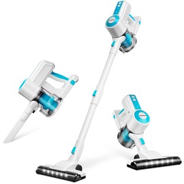 PURKINN Cordless Vacuum Cleaner, 18KPa Powerful Stick Vacuum Cordless Rechargeable with 2 Modes, 35min Runtime, Lightweight Small Handheld Vacuum Cleaner for Home, Hardwood Floor, Pet Hair, P8