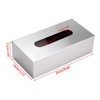 BTSKY Rectangular Tissue Box Cover, Modern Metal Tissue Holder Box