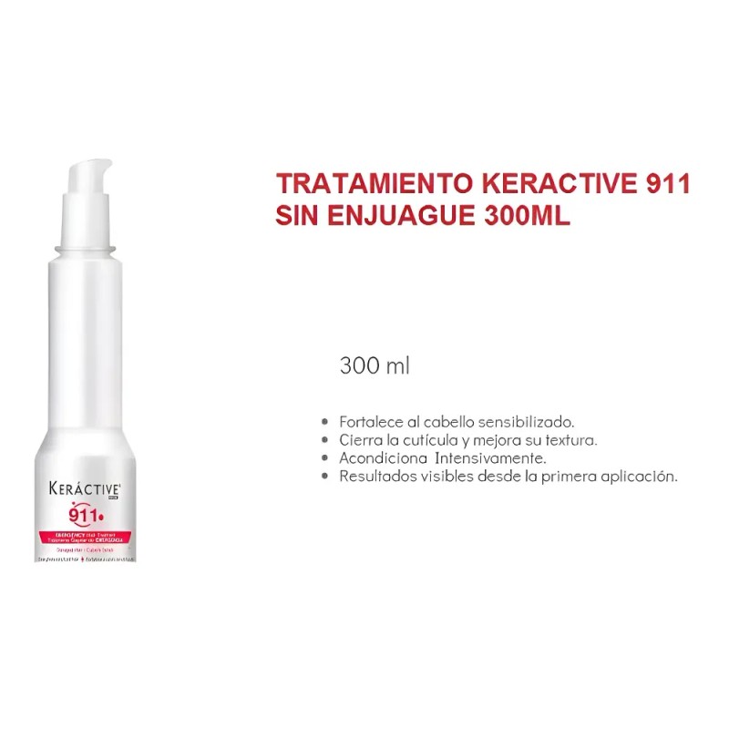 Keractive 911 Nutrapel Crema Sin Enjuague De Emergencia