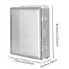 Amagogo Electrical Junction Box Electric Meters Box Instrument Case Rainproof