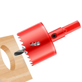 LEPEVNEY 1.89"/48mm Hole Saw Cutter HSS Bi-Metal Hole Saw Drill Bit for Wood Plastic Aluminum, Electric Drill Tool for Drilling Wood Boards, Soft Metal Sheet, Drywall and Plastic (1-7/8 Inch)