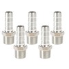 QiiMii Stainless Steel 304 Male Threaded Barb Hose Pipe Fitting