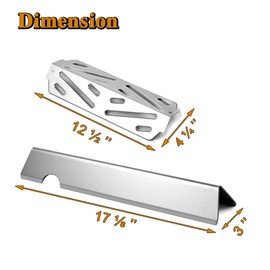 Genesis II E-310 Grill Replacement Parts for Weber 66795 66032 Flavorizer Bars 66685 Heat Deflector Genesis II E310 II SE-310 II E-335 II E335 II E-315 II S-335 II LX S-340 Genesis 2 GS4 Grill Parts