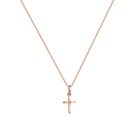 Elli Women's Cross Pendant Necklace with Star Engraving Filigree in 925 Sterling Silver, None