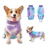 TORJOY TORJOY Breathable Dog Recovery Suit for Male/Female, Retro Sky
