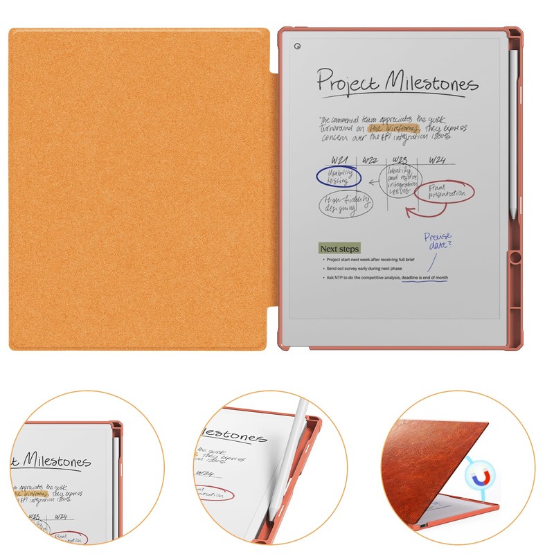 E NET-CASE Case for Remarkable Paper Pro Tablet - Lightweight