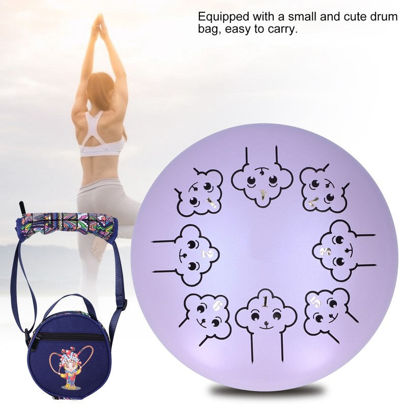 SLADE Steel Tongue Drum Handheld Cartoon Percussion Beginner Music Lover
