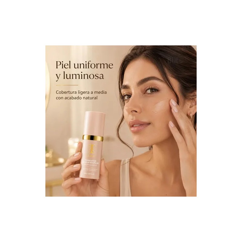 Base Maquillaje Sérum Spf 50 Hidratante Cobertura Natural