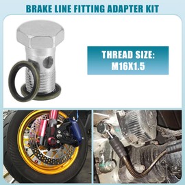 A ABSOPRO Car Bolt Brake Adapter 1.46" Length M16x1.5 Thread Bolt (Set of 2)