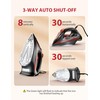 Sundu Steam Iron for Clothes with Rapid Heating Ceramic Coated