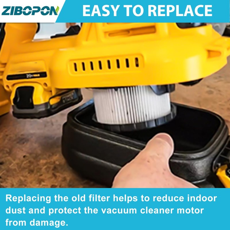 DC5151H Replacement HEPA Filter Compatible with DeWalt DC515, DCV517 Wet