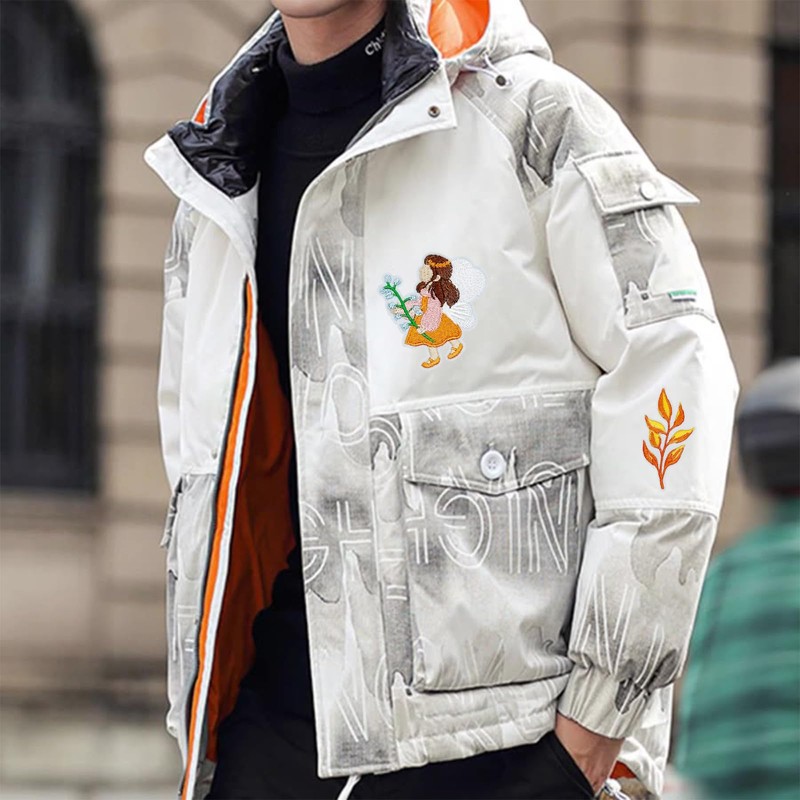 JMZLLRX 11 PCS Sew on Applique Patch Decoration, Snail Butterfly