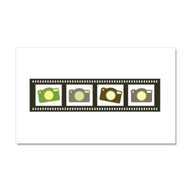 CafePress Camera Film Car Magnet 20 X 12 Car Magnet, 20"x 12" Magnetic Door Display