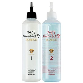 Aomori Diamond Perm 400ml+400ml Elastic Wave Curl, 1 pc, 400ml / 아오모리 다이아몬드 펌제 400ml+400ml 탄력웨이브 컬, 1개, 400ml