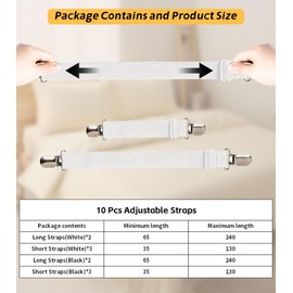 Pack of 10 Tablecloth Clips, Outdoor Table Cloth Clips Set, Tablecloth Holder for Tables Bedding, Tablecloth Clips for Camping, Outdoors, Family Party, Wedding, Garden Picnic