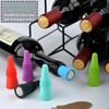 Wine Stoppers – 6 Pack Silicone Wine Bottle Stoppers with