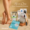 Foot Care Kit with Towels, Scrub, Heel Mask, Lotion, Soak