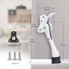 KOVOSCH Kickdown Door Stoppers 4 Inches, Heavy Duty Door Stoppers