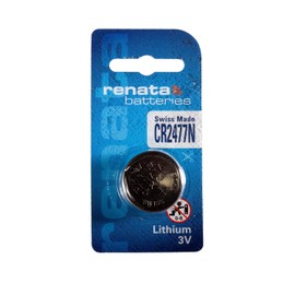 Renata CR2477N Batteries - 3V Lithium Coin Cell 2477 Battery (2 Count)