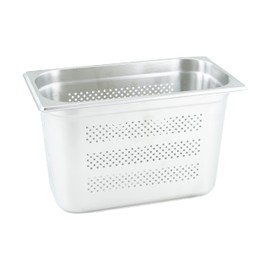 GN Container 1/3 Perforated / Perforated 200 mm Deep Stainless Steel