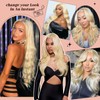 Blonde Wig Human Hair 210 Density 613 Lace Front Wig