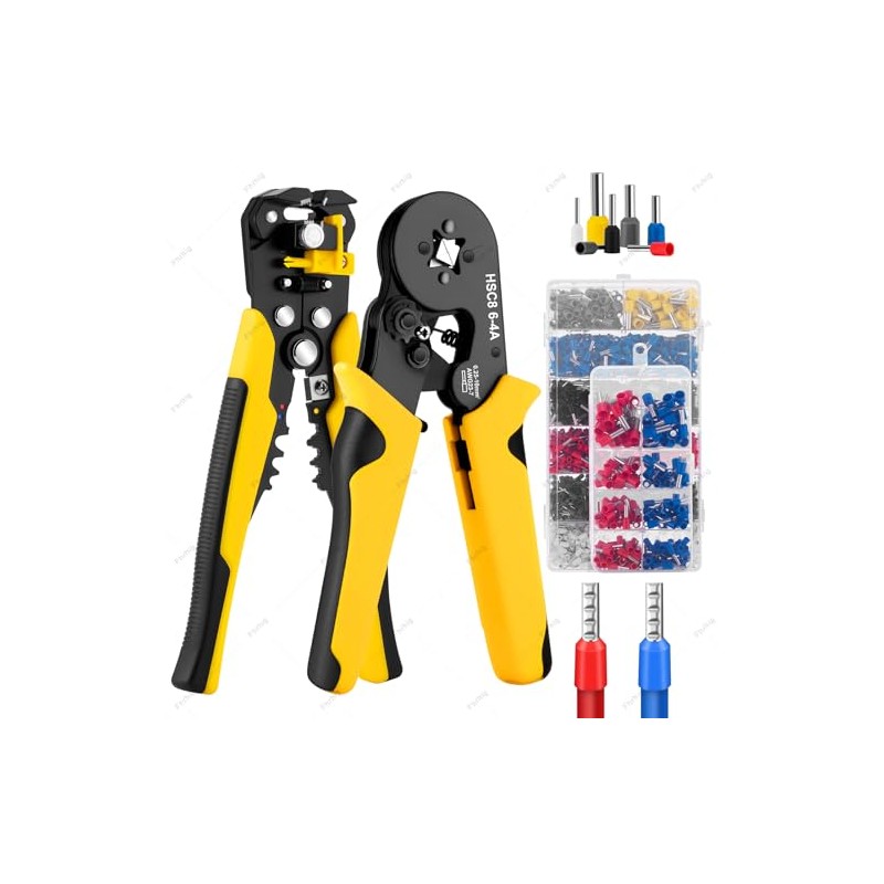 Juego de Crimpadora 2230pcs de Alambre, Fhrhig Terminal para Cable