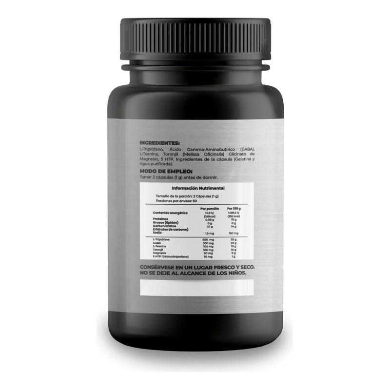 NAIMA Triptfano Complex 100 Cpsulas Suplemento Alimenticio 100 Natural Adicionado