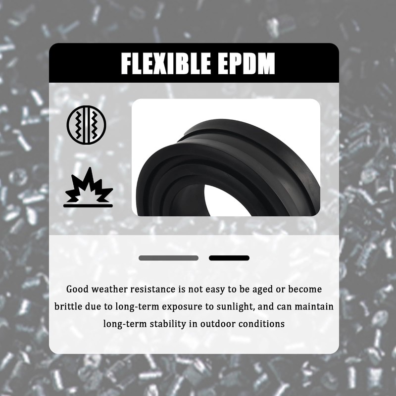Fuel Tank Straps Isolators with 2.17" OD,EPDM Fuel Tank Strap