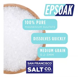 Epsoak Sal De Epsom 2 Libras. Usp Sulfato De Magnesio