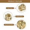 uxcell Knurled Insert Nut M4 x 4mm L x 5mm