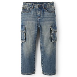 Gymboree,Boys,and Toddler Baggy Jeans,Callan Wash Cargo,7
