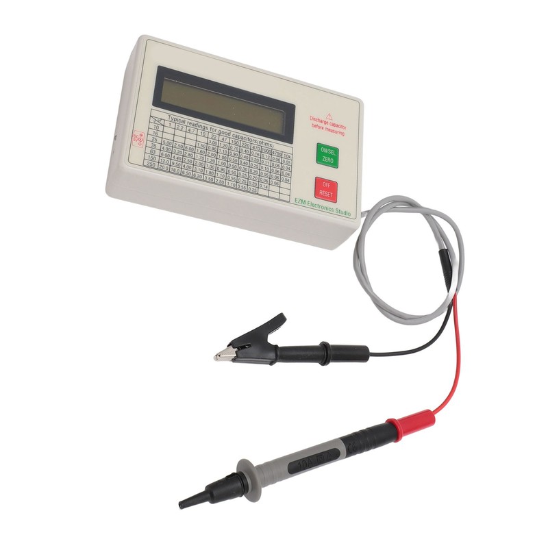 ESR Meter Accurate Smart Shutdown Function Portable ESR Capacitance Tester