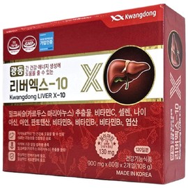 Guangdong RiverX-10 Milk Thistle 120 tablets [4 month supply] Silymarin liver health fatigue recovery, 60 tablets, 2 units / 광동 리버엑스-10 밀크씨슬 120정[4개월분] 실리마린 간건강 피로회복, 60정, 2개